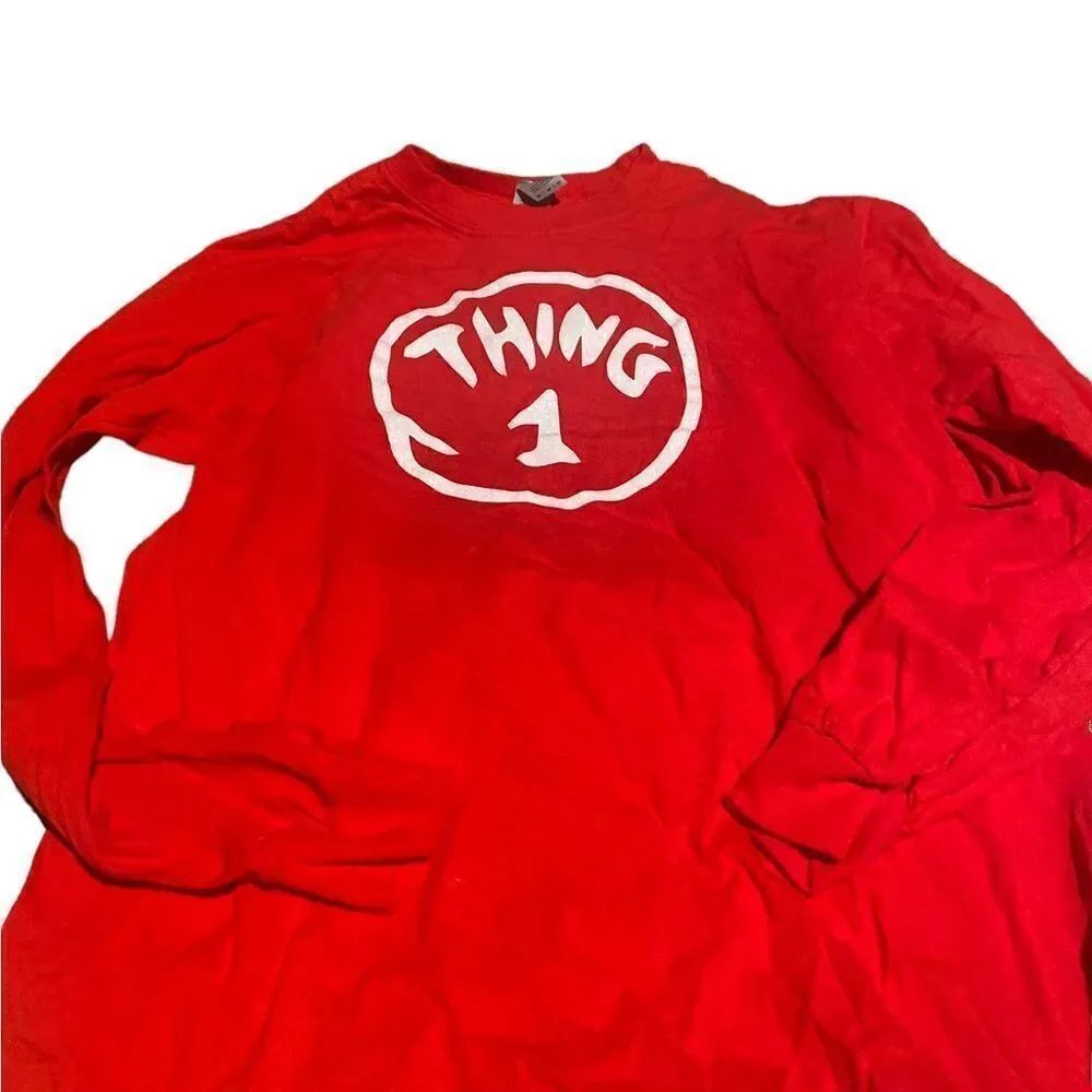 Thing 2 long sleeved size medium tee shirt worn once perfect condition